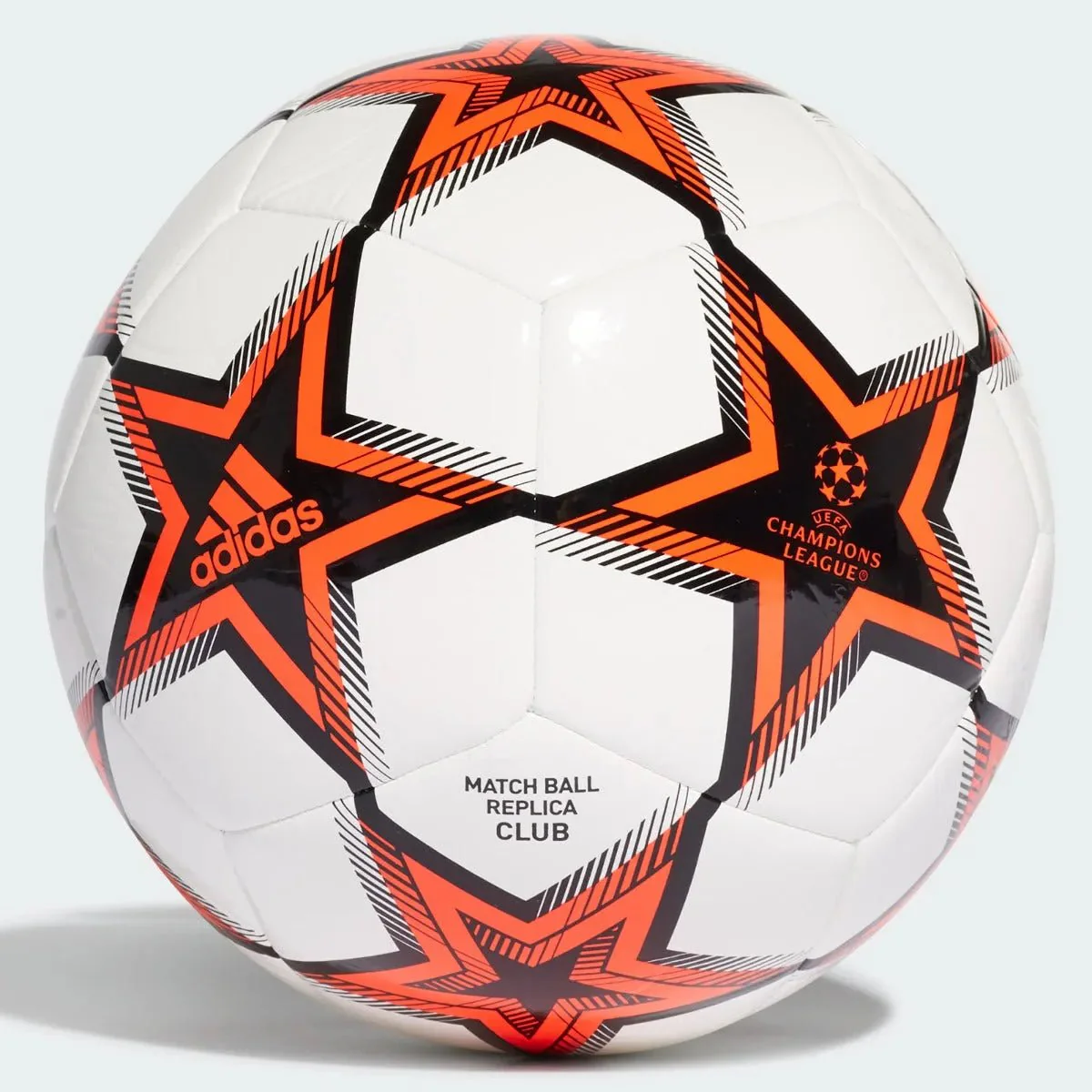 Adidas UCL Pyrostorm Club Ball - White-Red-Black