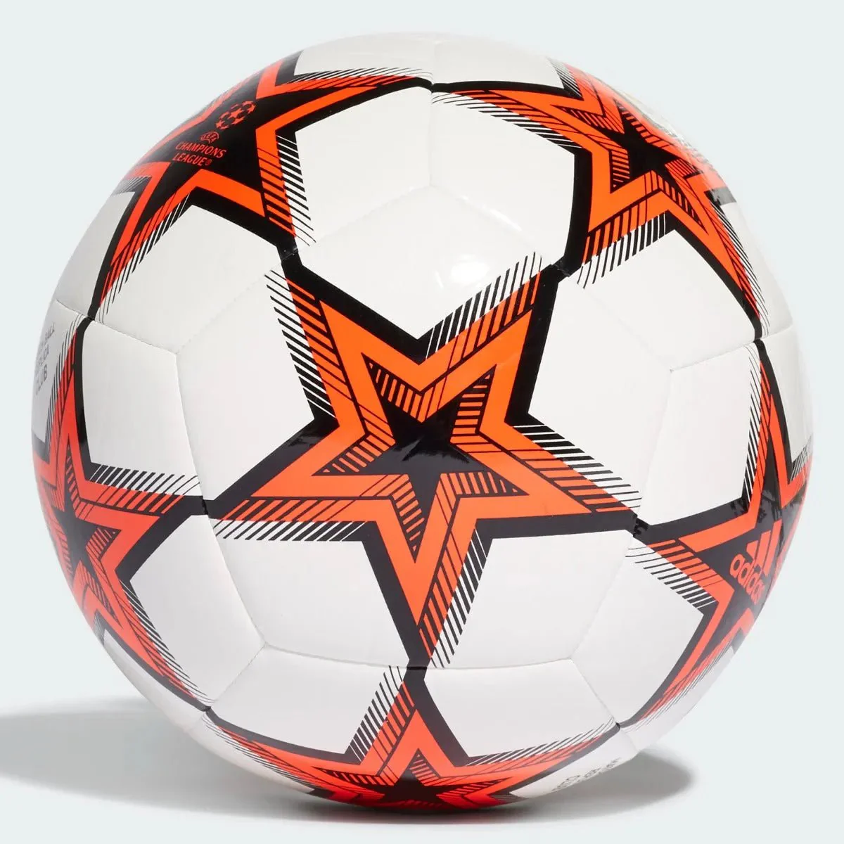 Adidas UCL Pyrostorm Club Ball - White-Red-Black - Image 2