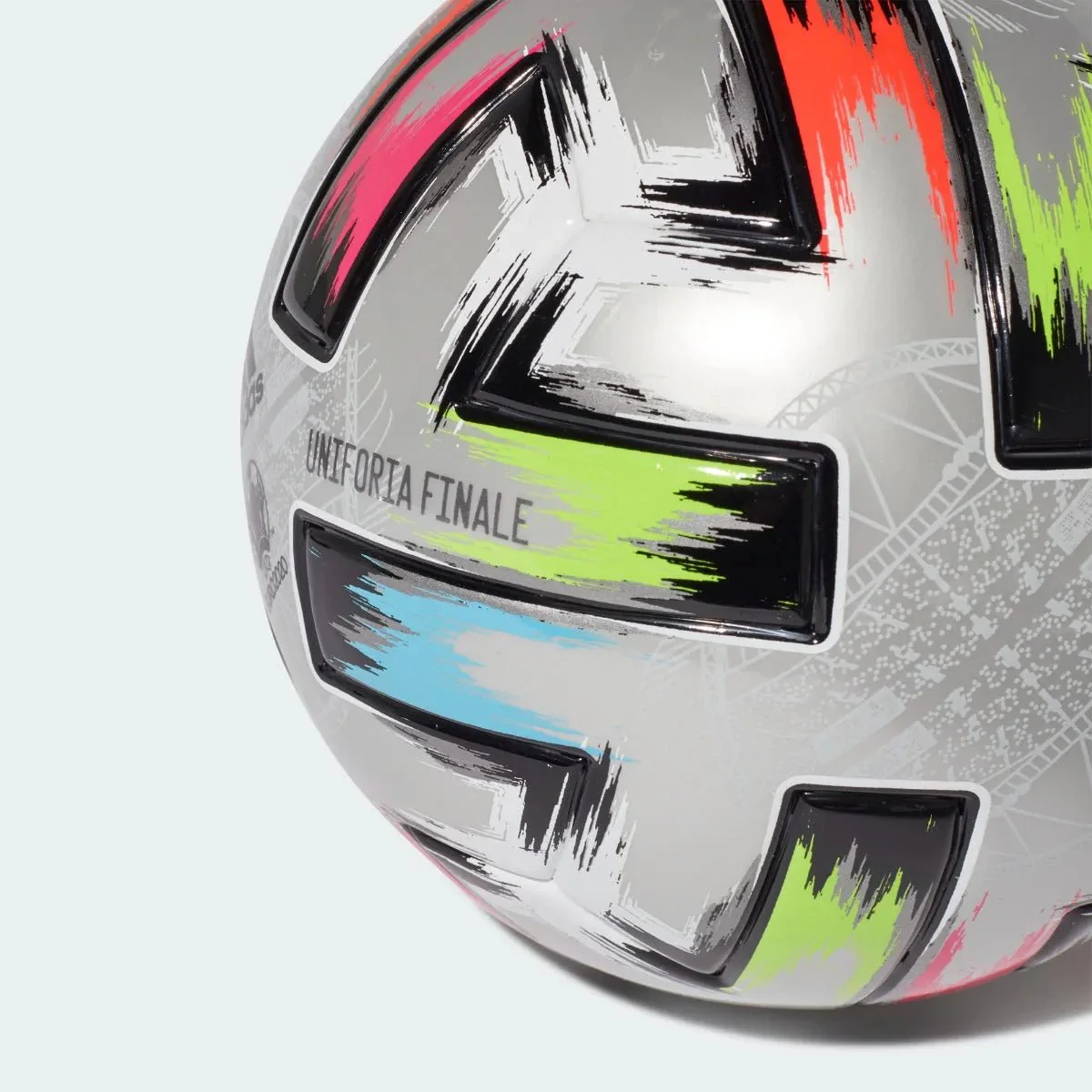 Adidas Uniforia Finale MINI Ball - Silver-Black - Image 2