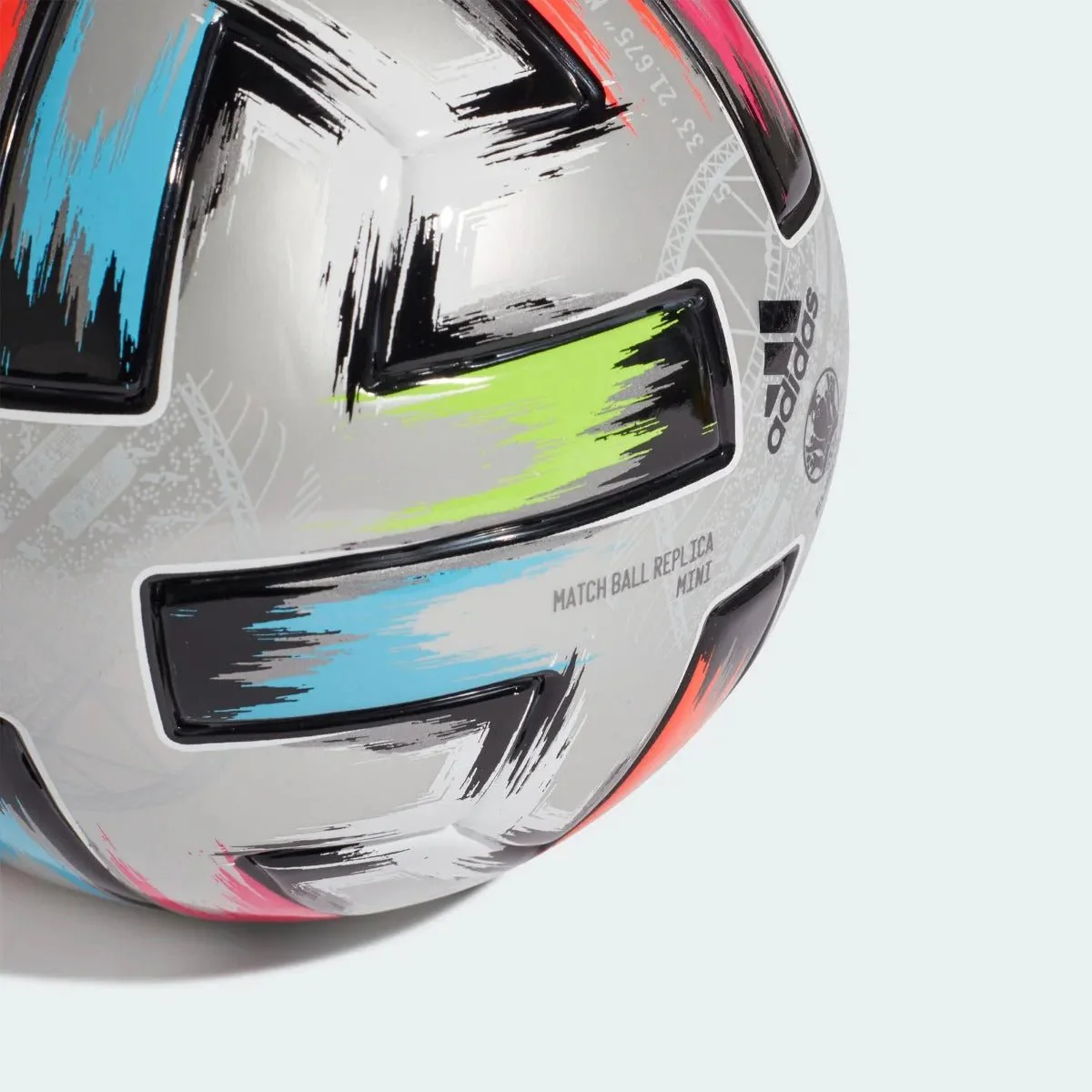 Adidas Uniforia Finale MINI Ball - Silver-Black - Image 3