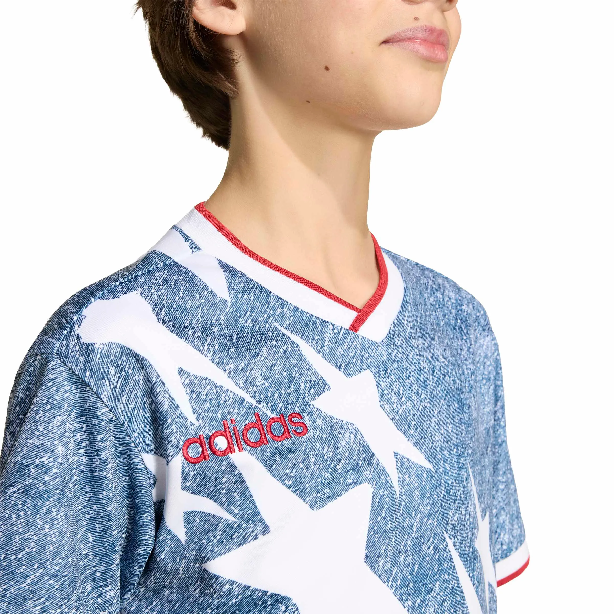adidas USA Youth Denim Graphic Jersey - Image 5