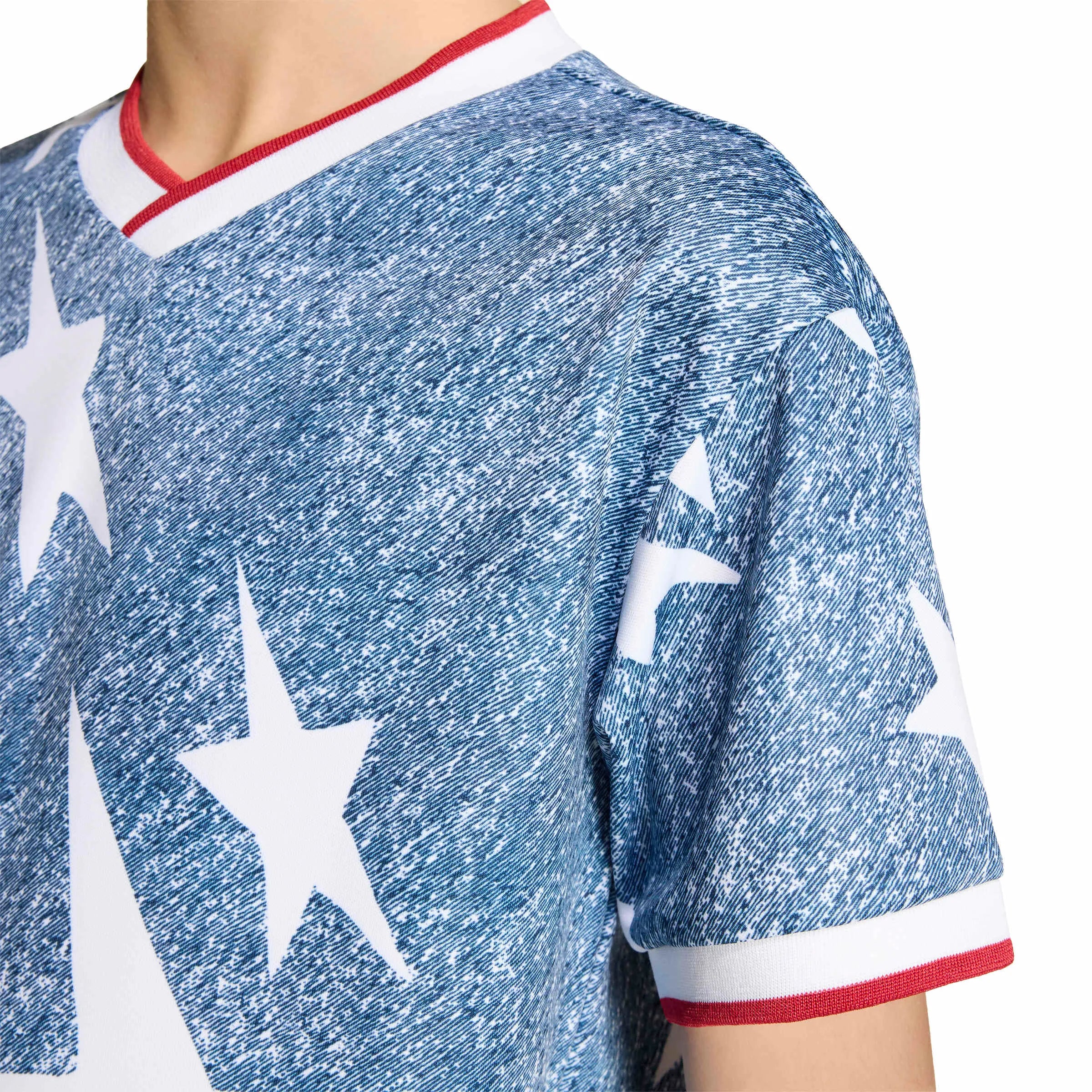 adidas USA Youth Denim Graphic Jersey - Image 6
