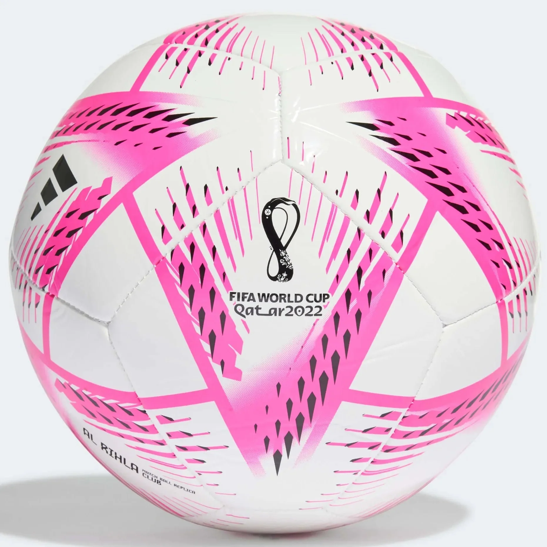 adidas WC22 Al Rihla Club Ball - White-Pink