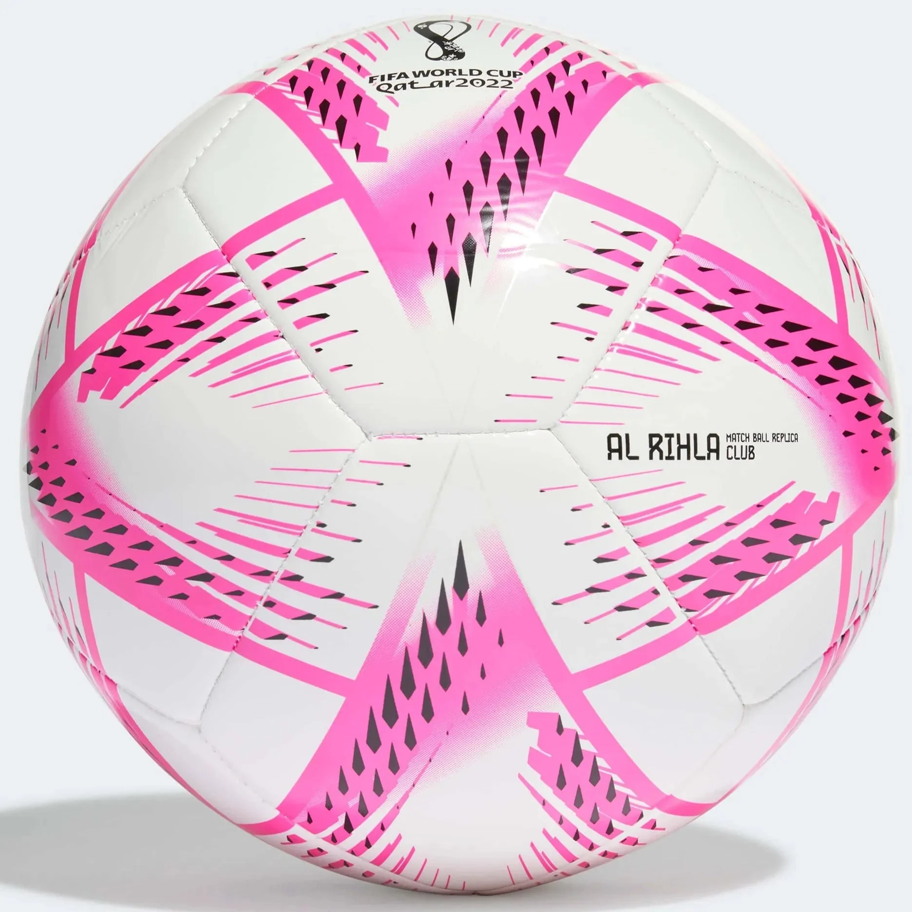 adidas WC22 Al Rihla Club Ball - White-Pink - Image 2