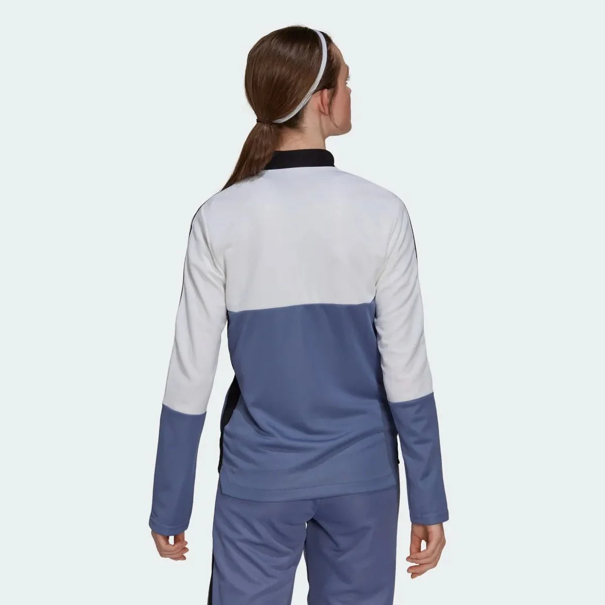 Adidas Women Tiro Track Jacket - White-Orbit Violet - Image 3