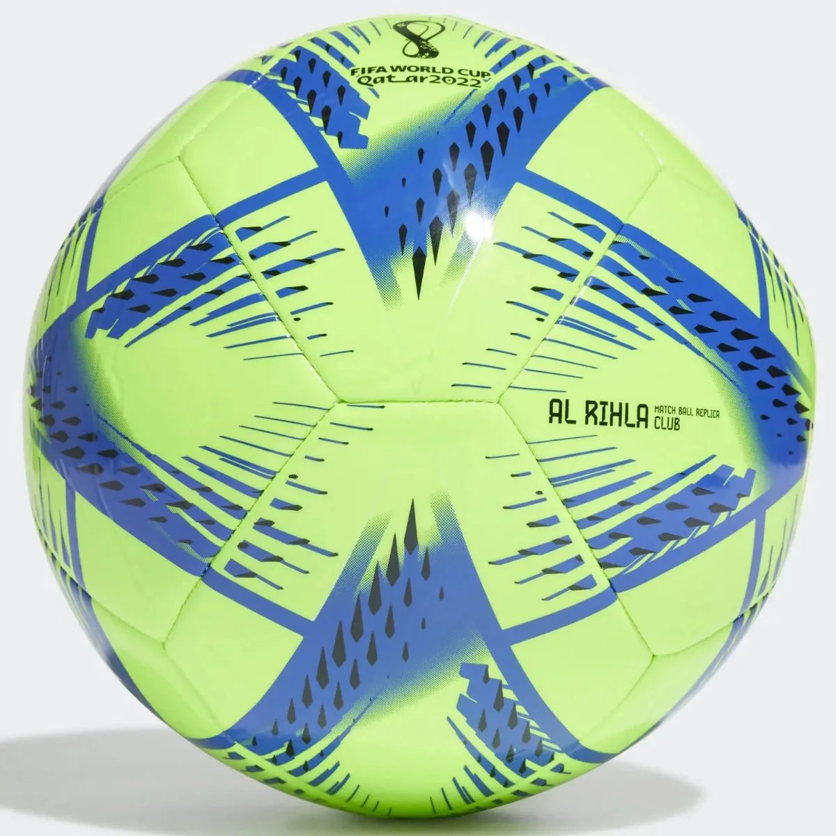 adidas World Cup 2022 Al Rihla Club Ball - Signal Green-Pantone-Black - Image 2
