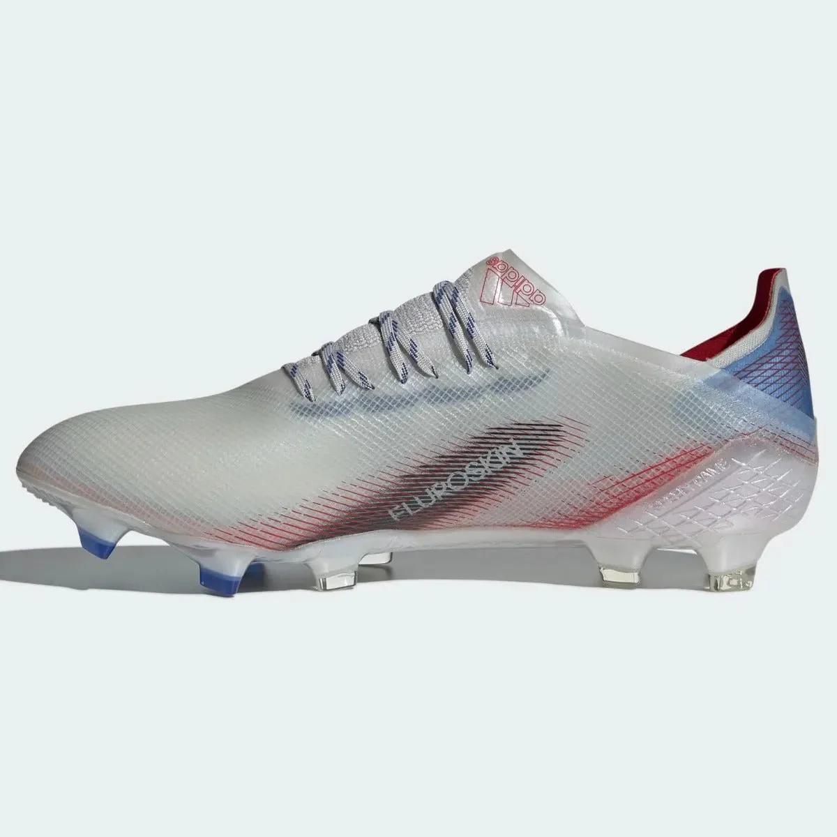 Adidas X Ghosted .1 FG - Silver Metallic-Red-Royal - Image 2