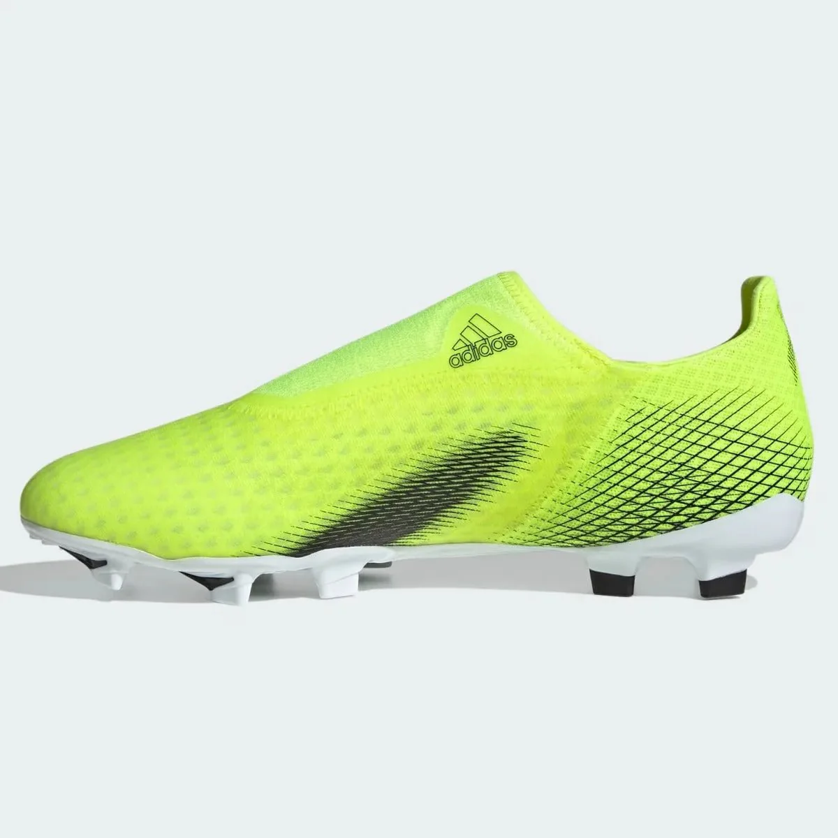 Adidas X Ghosted .3 Laceless FG - Volt-Black - Image 2