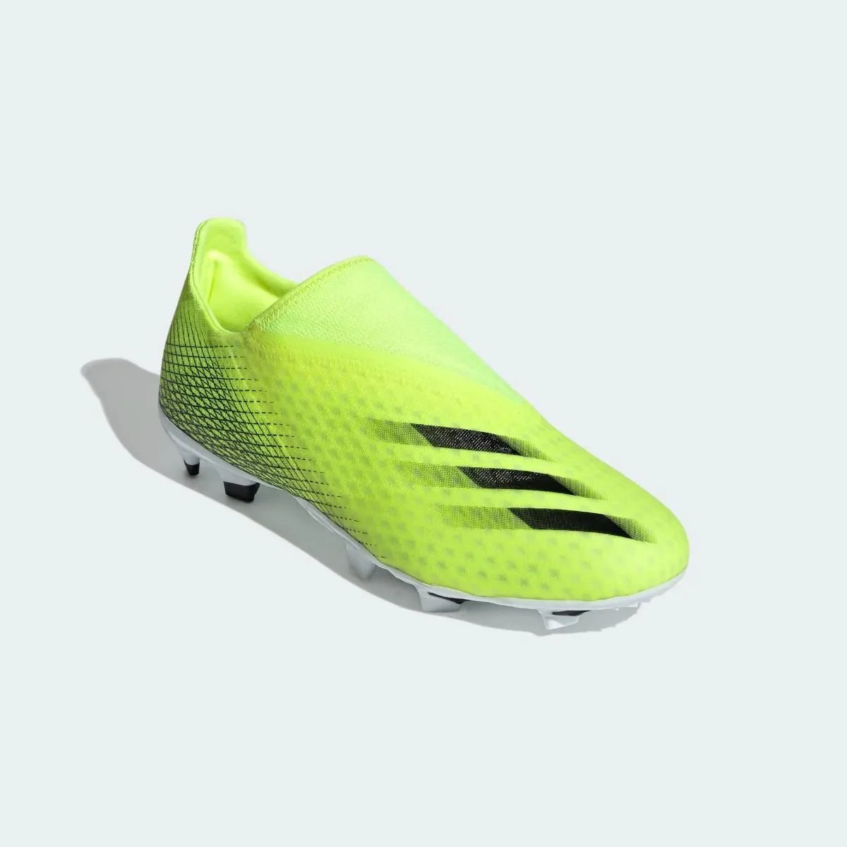 Adidas X Ghosted .3 Laceless FG - Volt-Black - Image 3