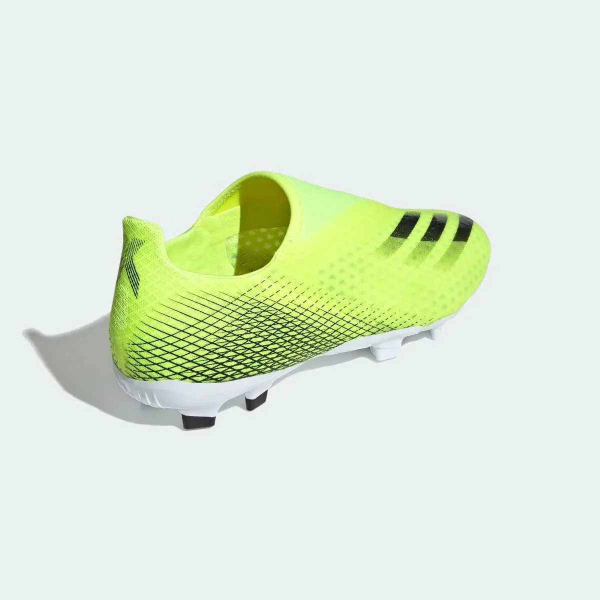 Adidas X Ghosted .3 Laceless FG - Volt-Black - Image 4