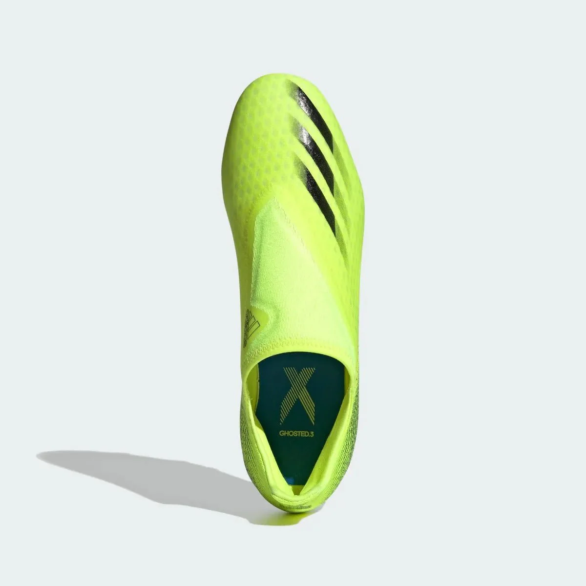 Adidas X Ghosted .3 Laceless FG - Volt-Black - Image 5