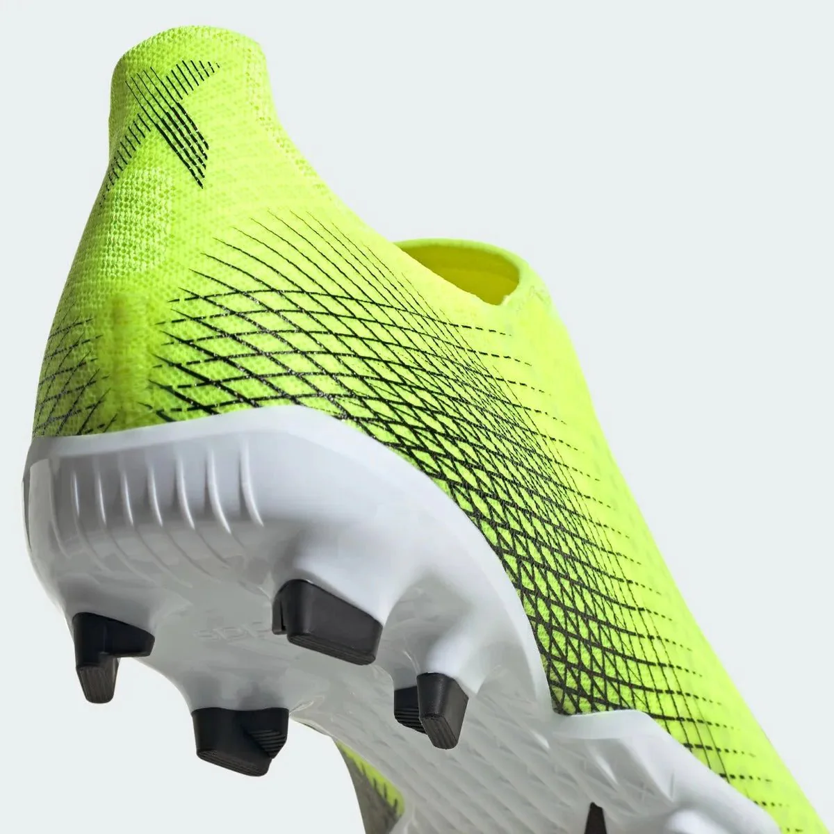 Adidas X Ghosted .3 Laceless FG - Volt-Black - Image 8