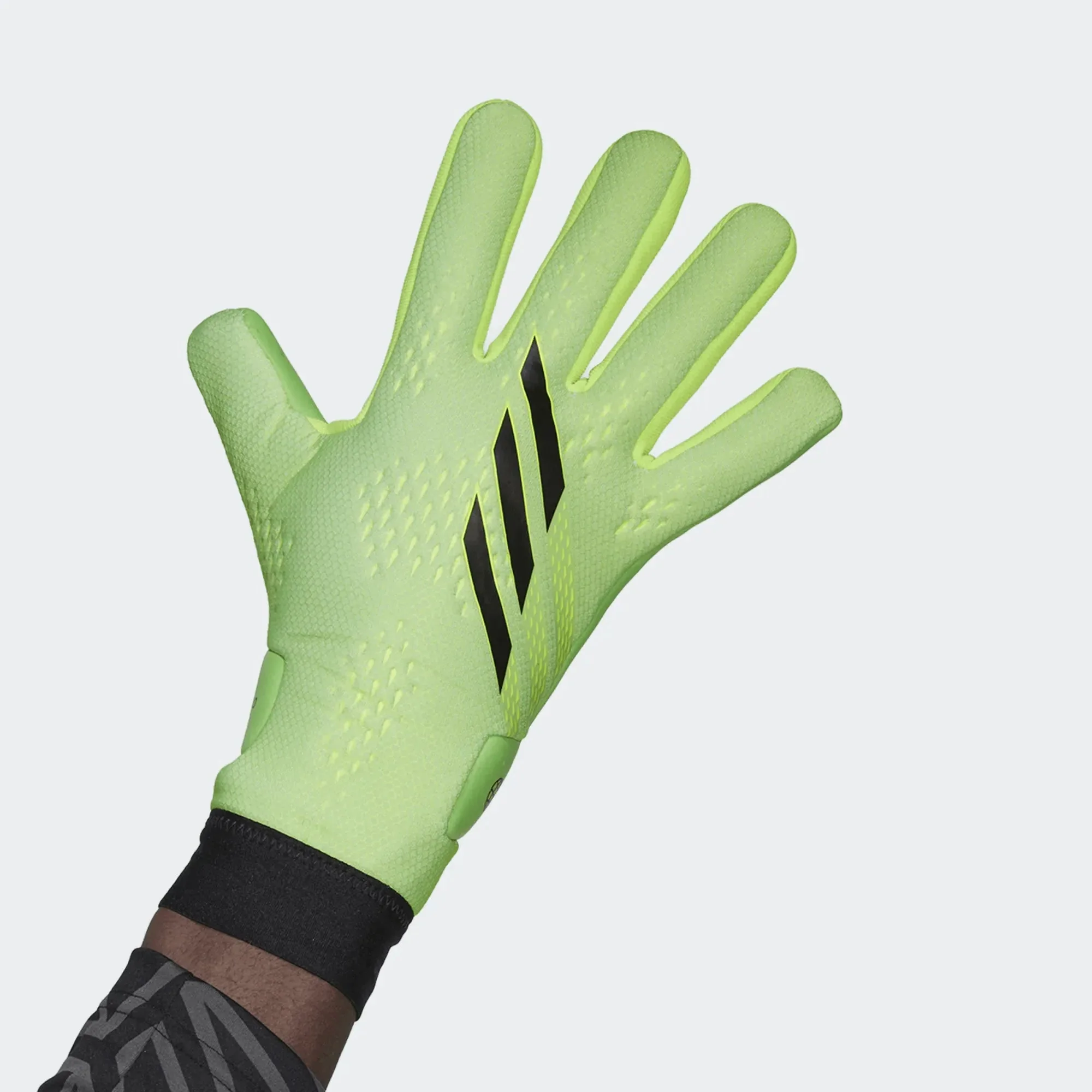 adidas X GL League Goalkeeper Glove Solar Green-Black - Image 2