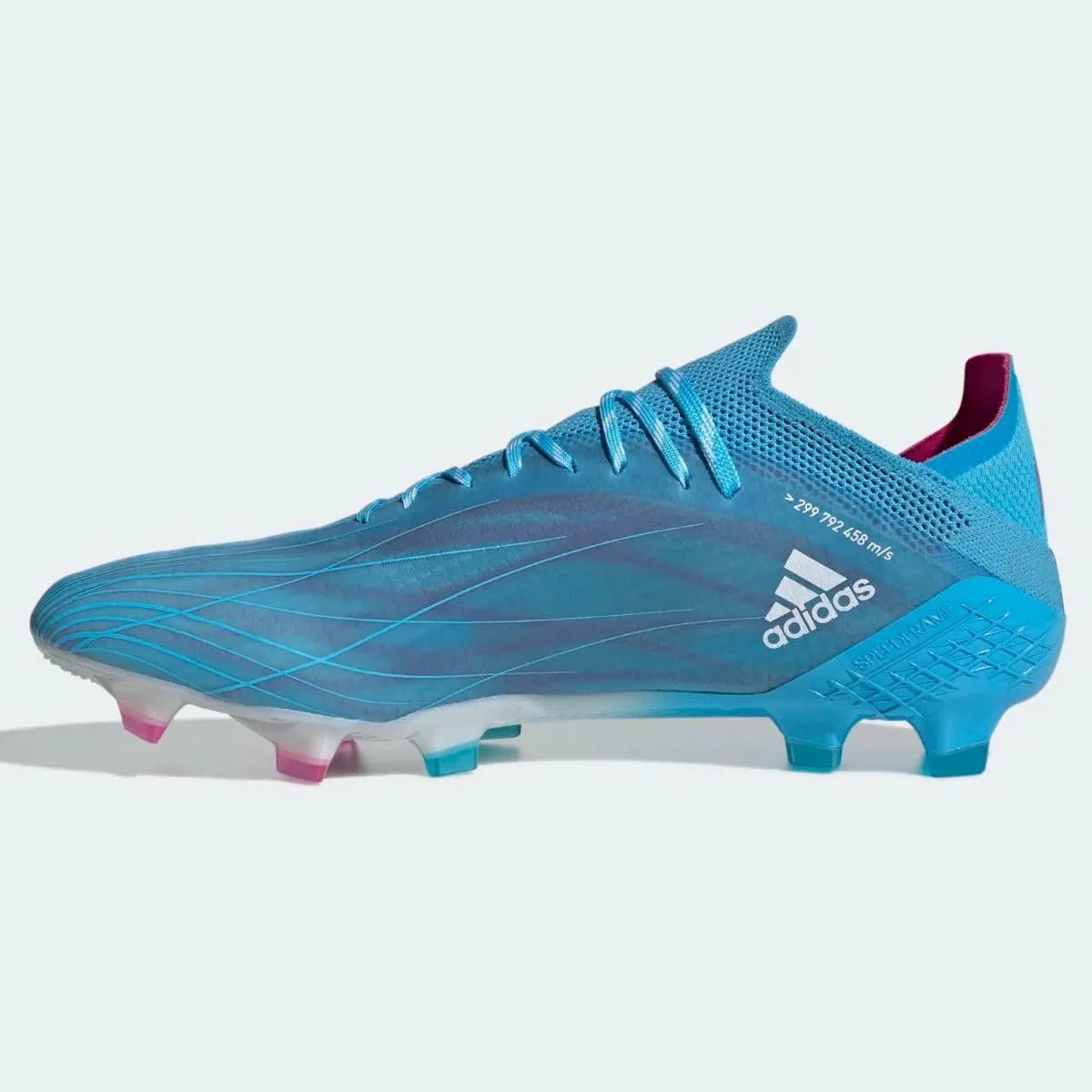 Adidas X Speedflow .1 FG - Sky Rush-Shock Pink - Image 2