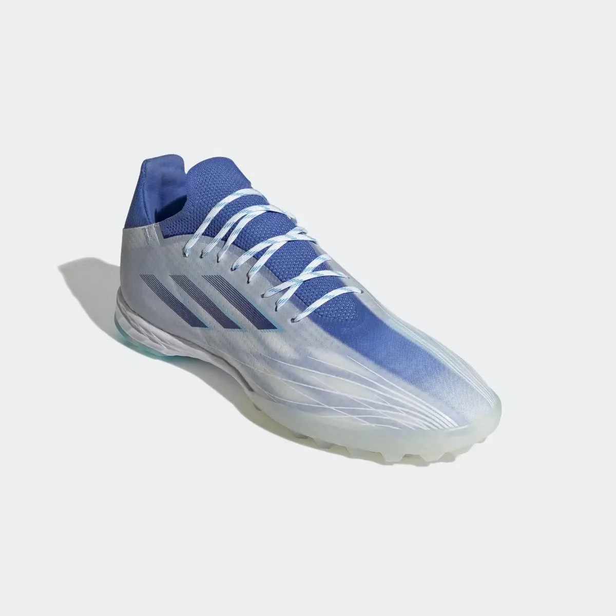adidas X Speedflow .1 Turf - White-Blue - Image 2