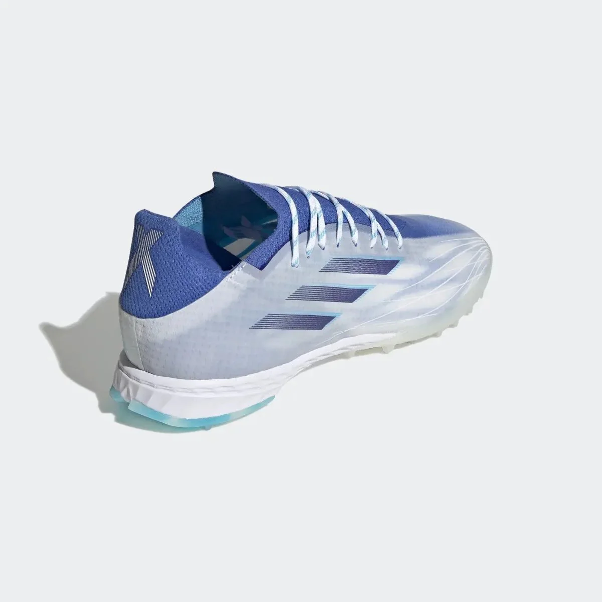 adidas X Speedflow .1 Turf - White-Blue - Image 3