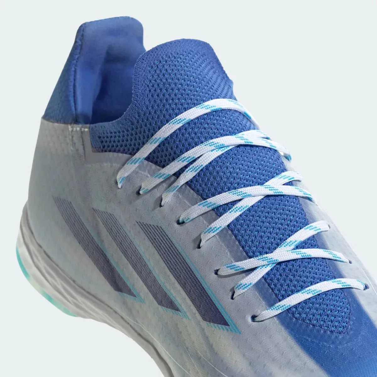adidas X Speedflow .1 Turf - White-Blue - Image 6