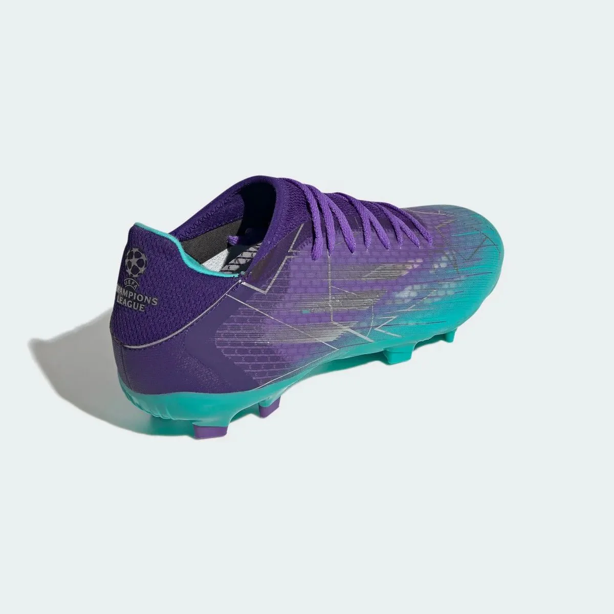 adidas X Speedflow .3 FG - Purple-Silver-Mint - Image 4