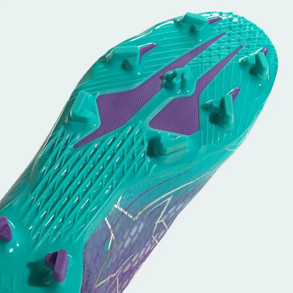 adidas X Speedflow .3 FG - Purple-Silver-Mint - Image 8