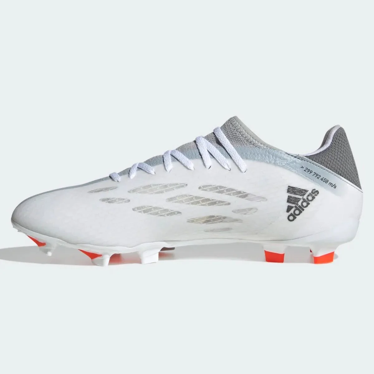 Adidas X Speedflow .3 FG - White-Iron Metallic - Image 2