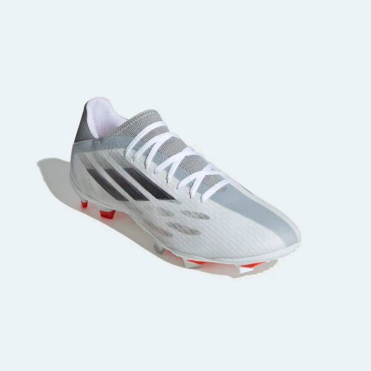 Adidas X Speedflow .3 FG - White-Iron Metallic - Image 3
