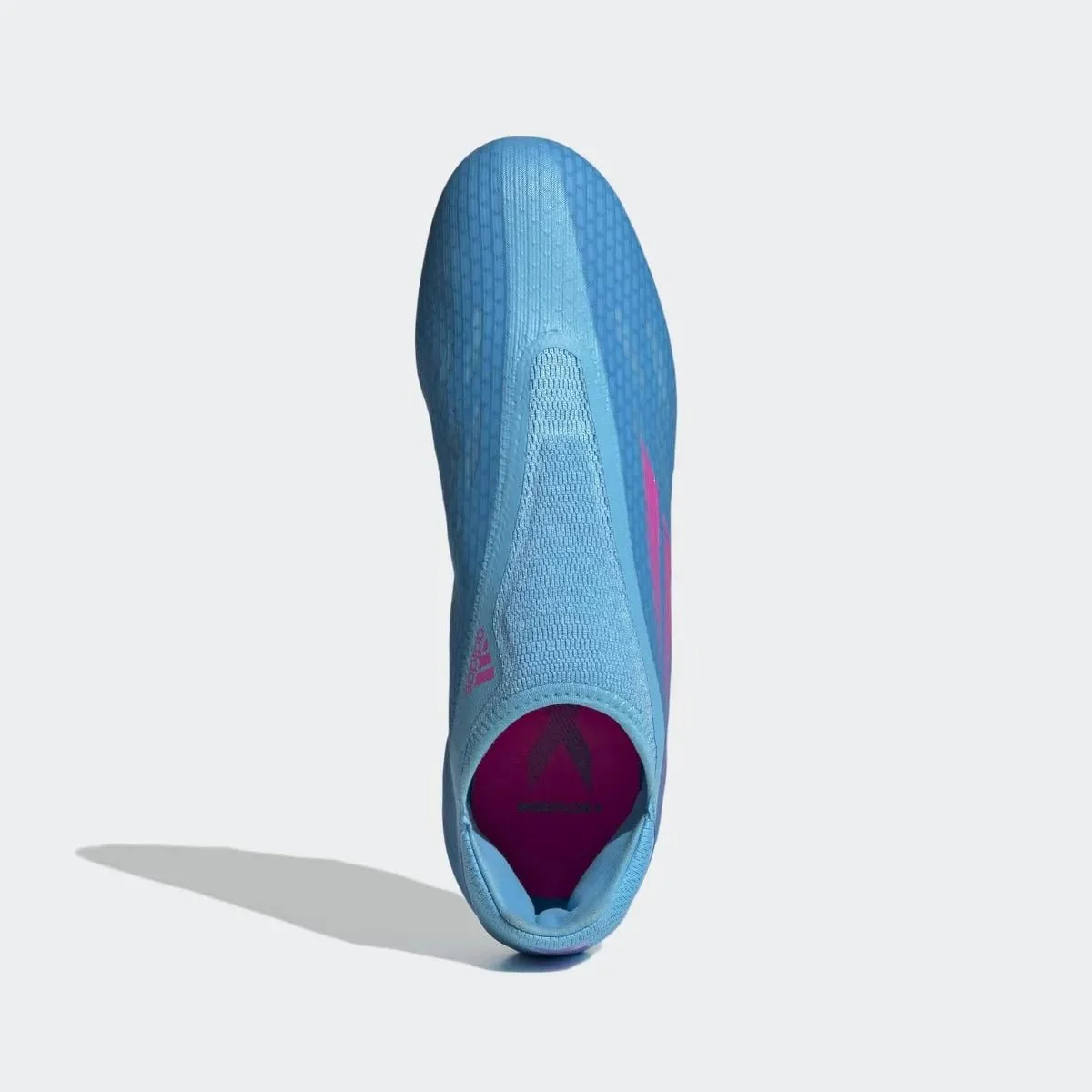 adidas X Speedflow .3 Laceless FG - Sky Rush-Shock Pink - Image 5
