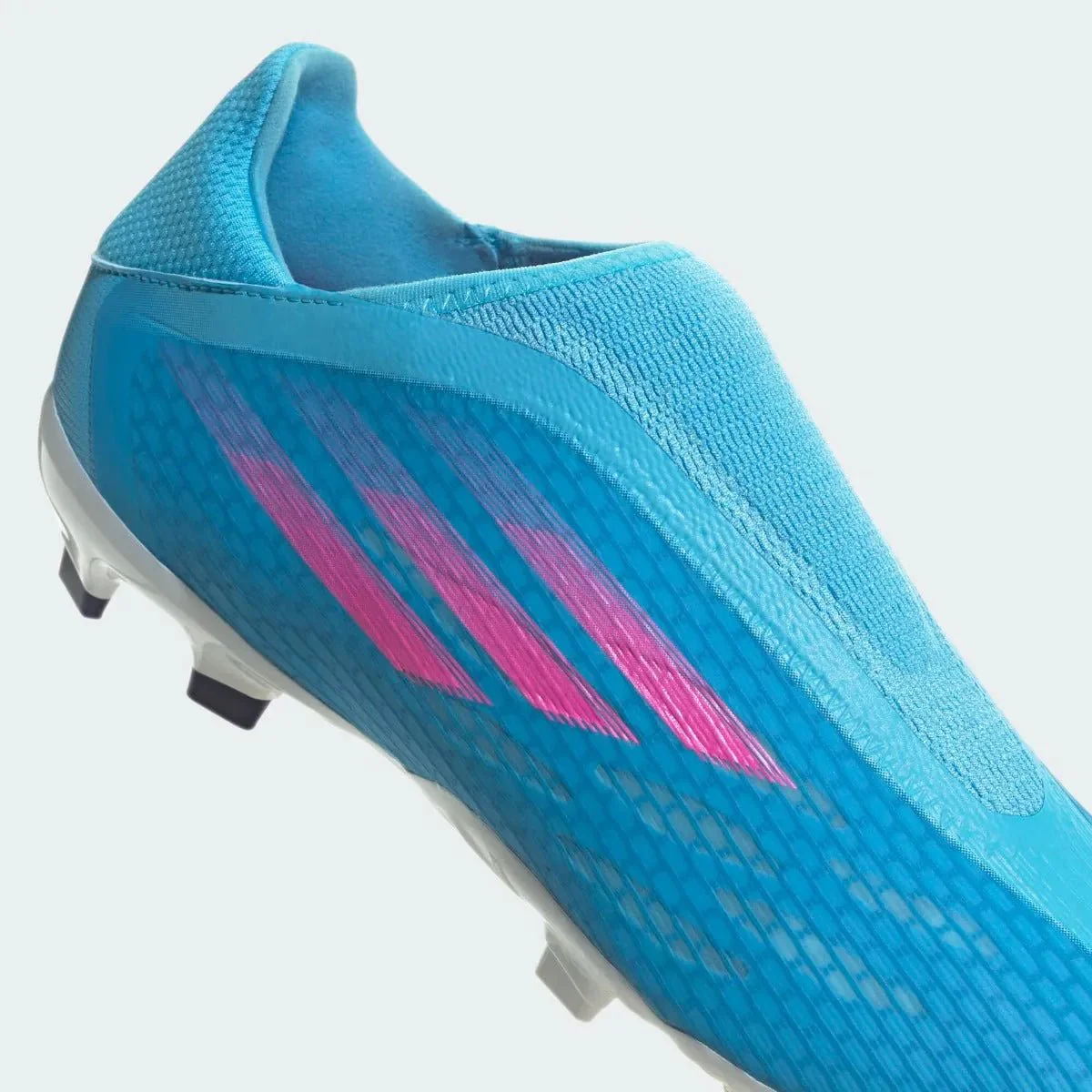 adidas X Speedflow .3 Laceless FG - Sky Rush-Shock Pink - Image 7