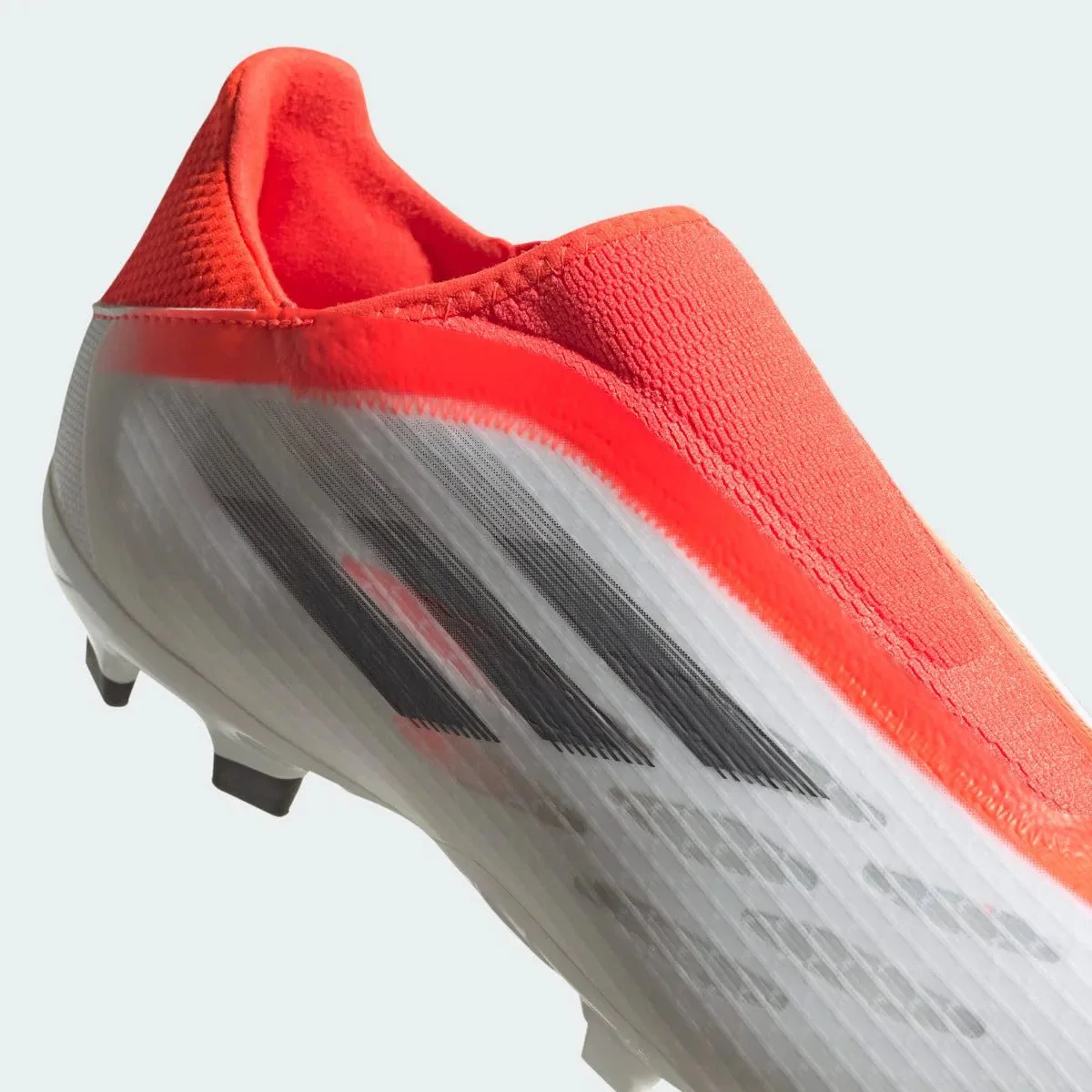 Adidas X Speedflow .3 Laceless FG - White-Iron. Metallic - Image 7