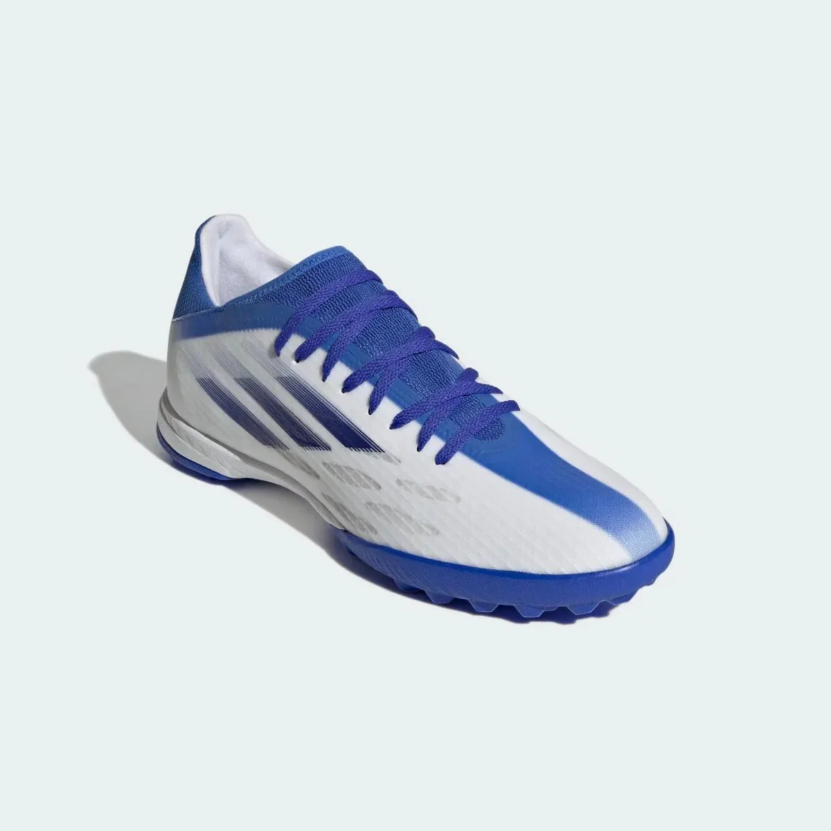 adidas X Speedflow .3 Turf - White-Indigo-Hi Res Blue - Image 3