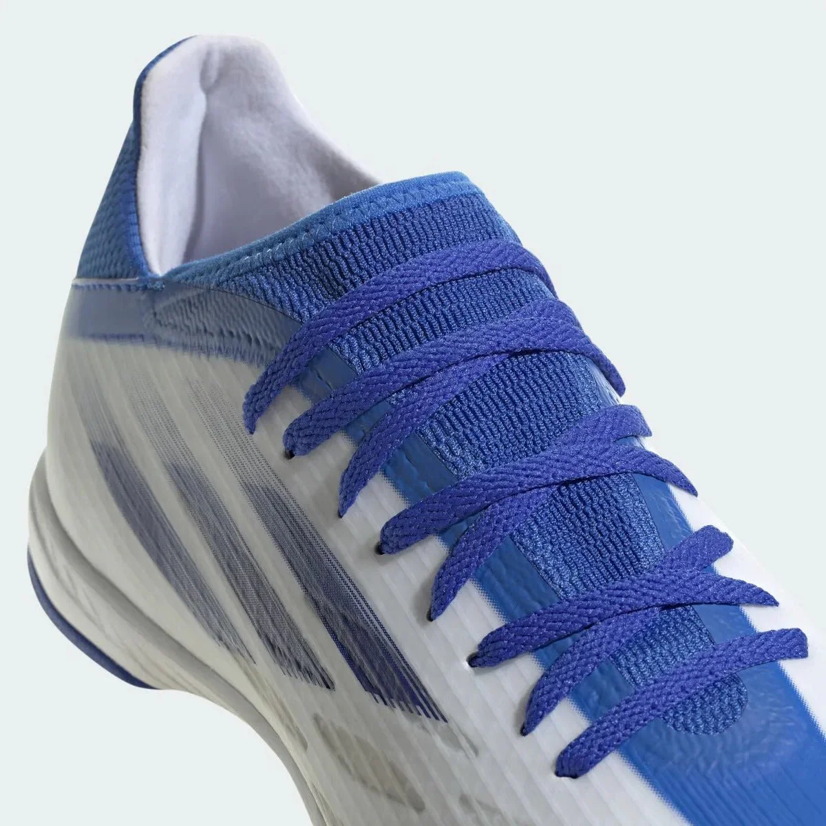 adidas X Speedflow .3 Turf - White-Indigo-Hi Res Blue - Image 7