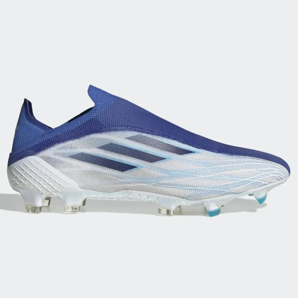 adidas X Speedflow + FG - White-Blue