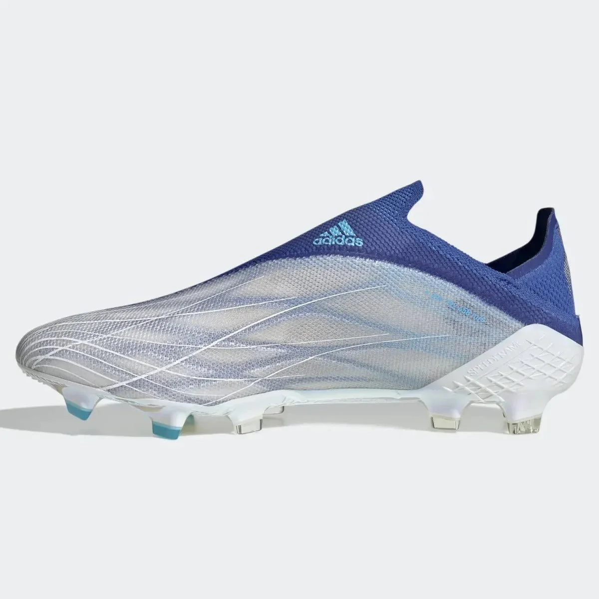 adidas X Speedflow + FG - White-Blue - Image 2