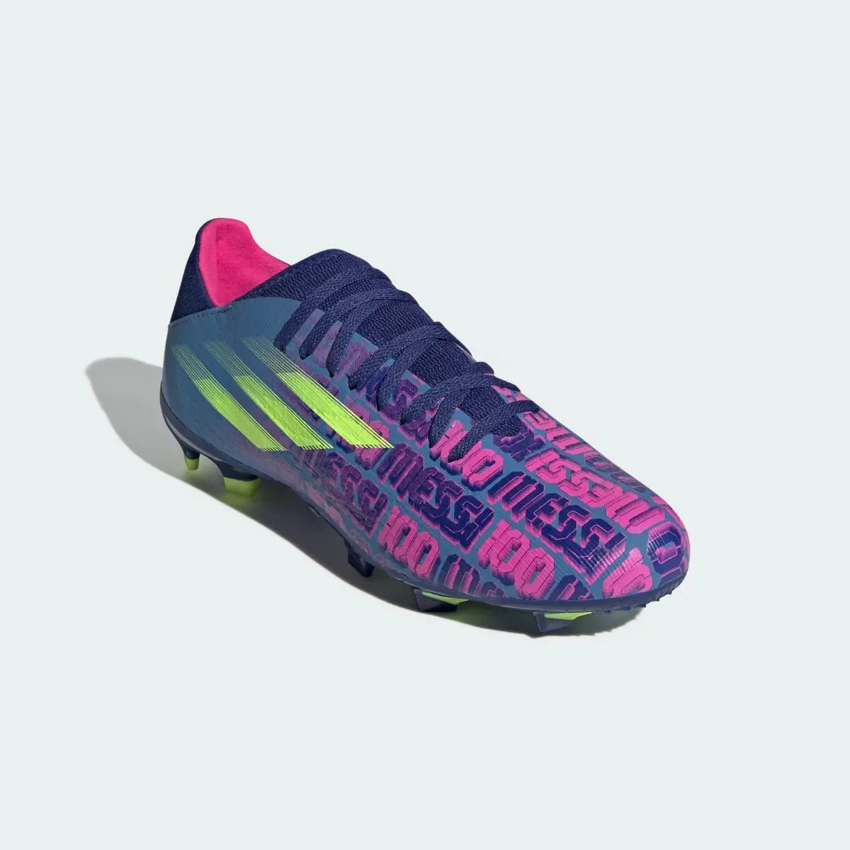 Adidas X Speedflow MESSi .3 FG - Blue-Pink-Yellow - Image 2