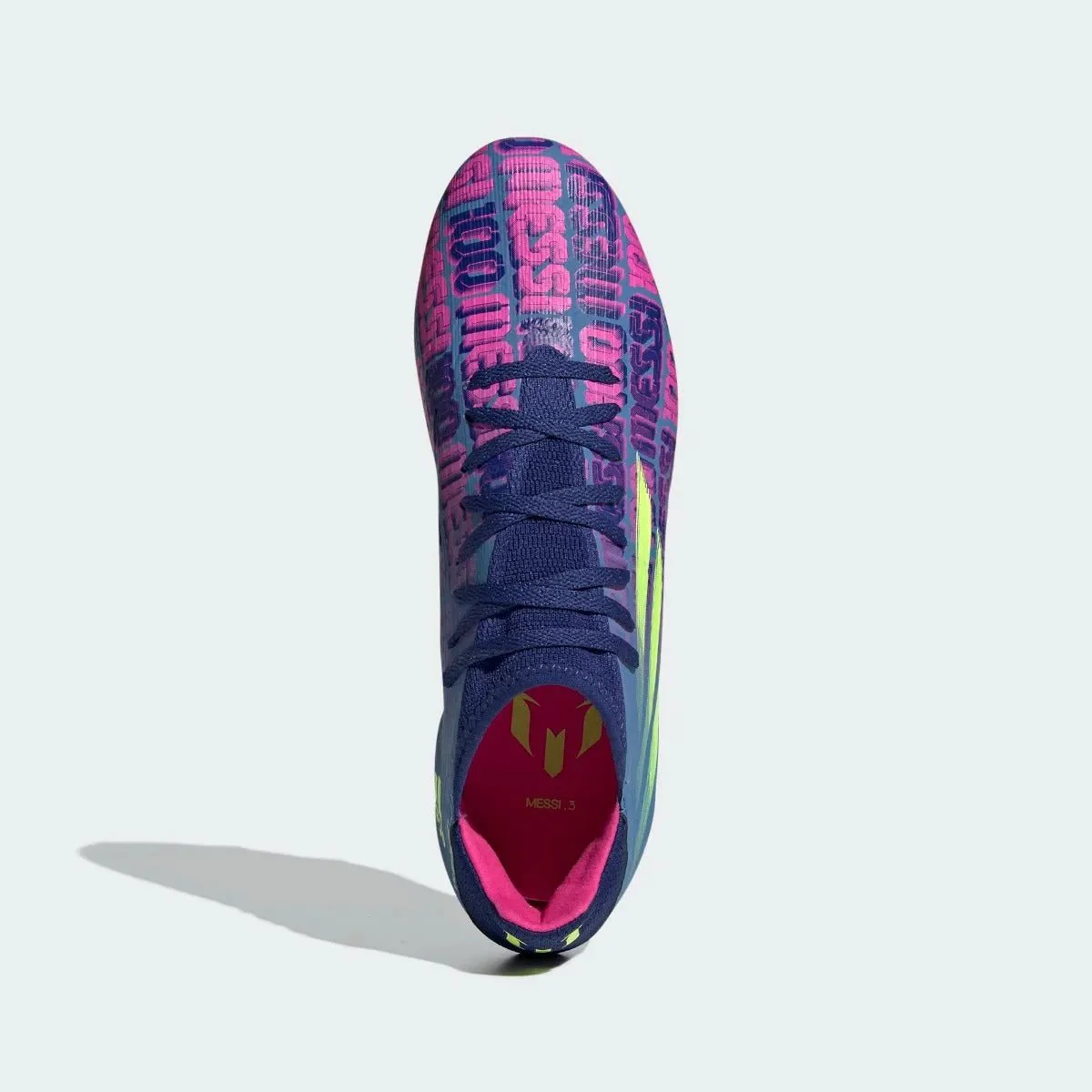 Adidas X Speedflow MESSi .3 FG - Blue-Pink-Yellow - Image 3