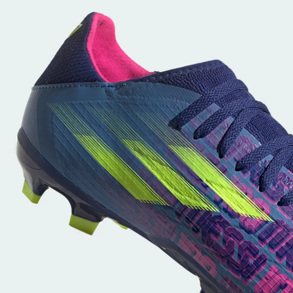 Adidas X Speedflow MESSi .3 FG - Blue-Pink-Yellow - Image 5