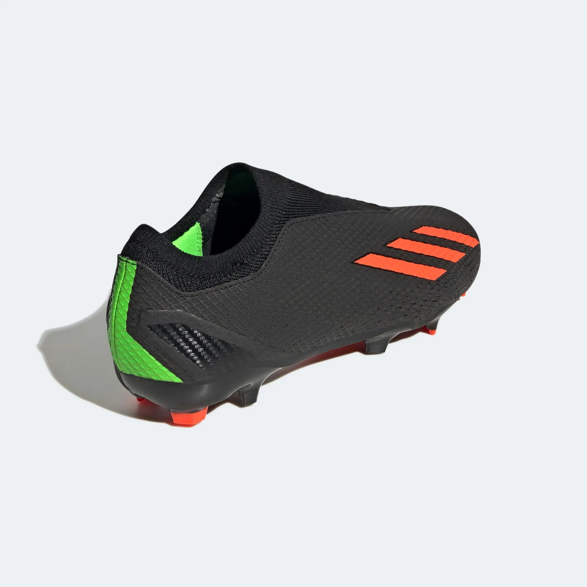 adidas X SpeedPortal .3 Laceless FG - Black-Solar Red - Image 4