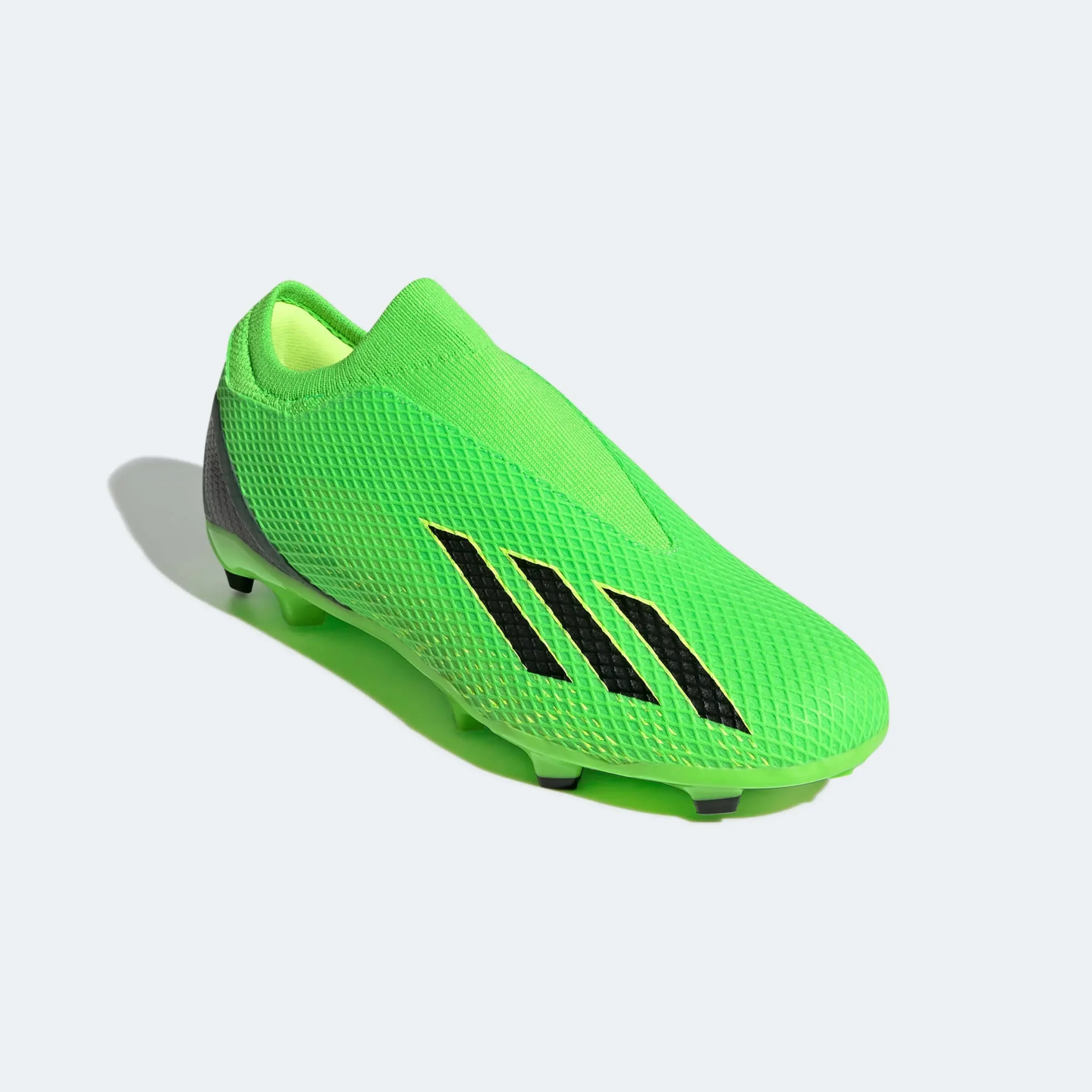 adidas X SpeedPortal .3 Laceless FG - Solar Green-Black - Image 3