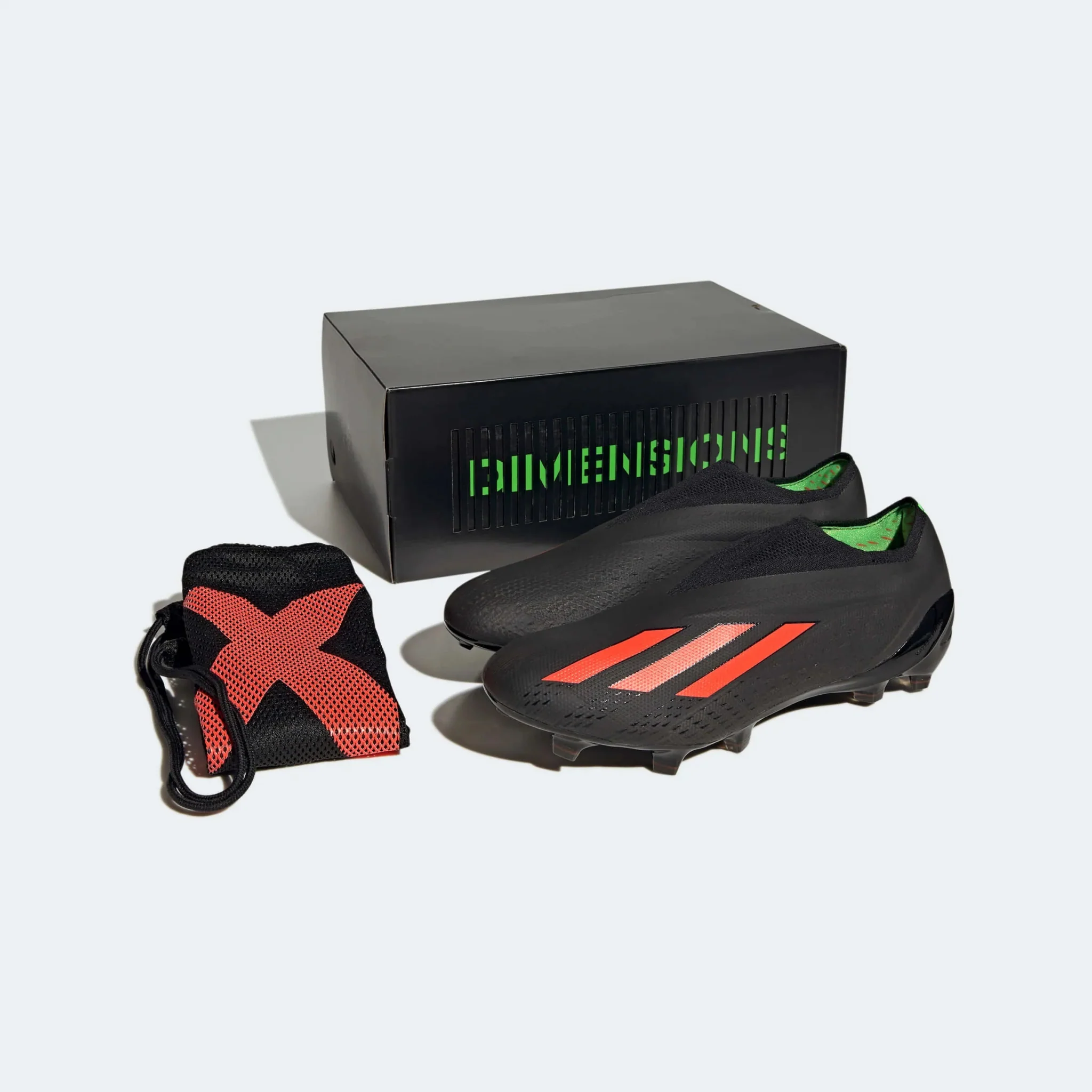 adidas X SpeedPortal + FG - Black-Solar Red - Image 9