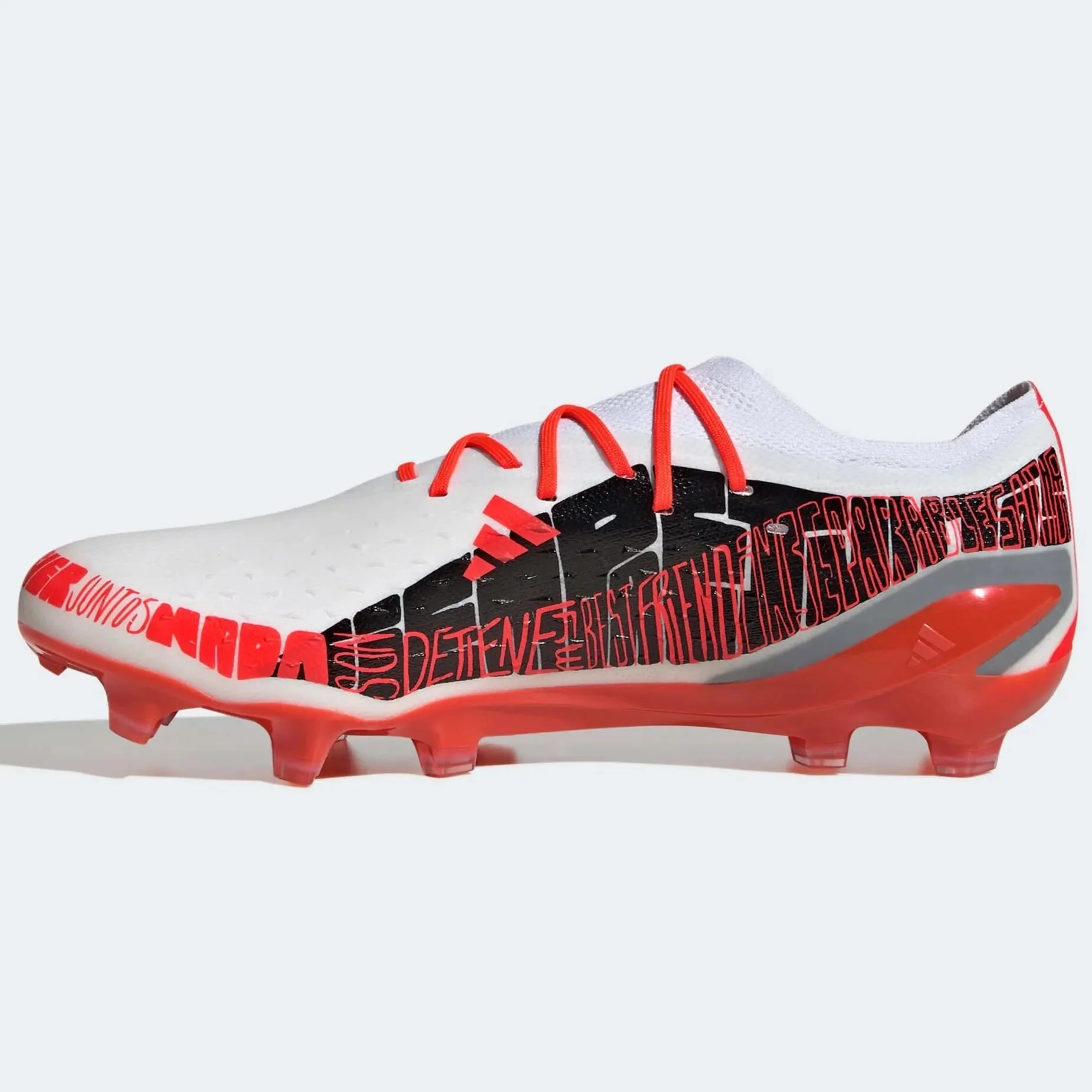 adidas X Speedportal Messi.1 FG - Black-Solar Red - Image 2