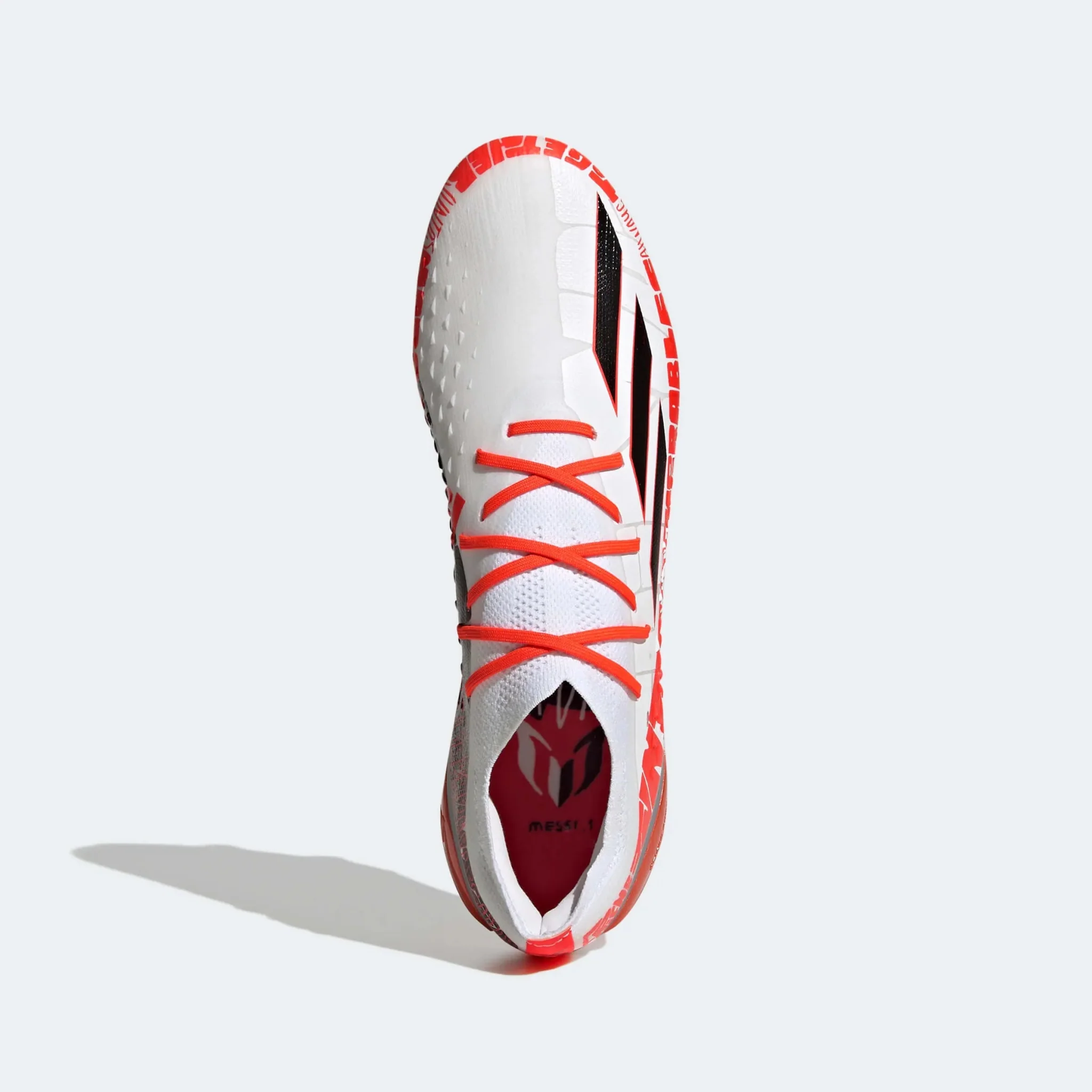 adidas X Speedportal Messi.1 FG - Black-Solar Red - Image 5