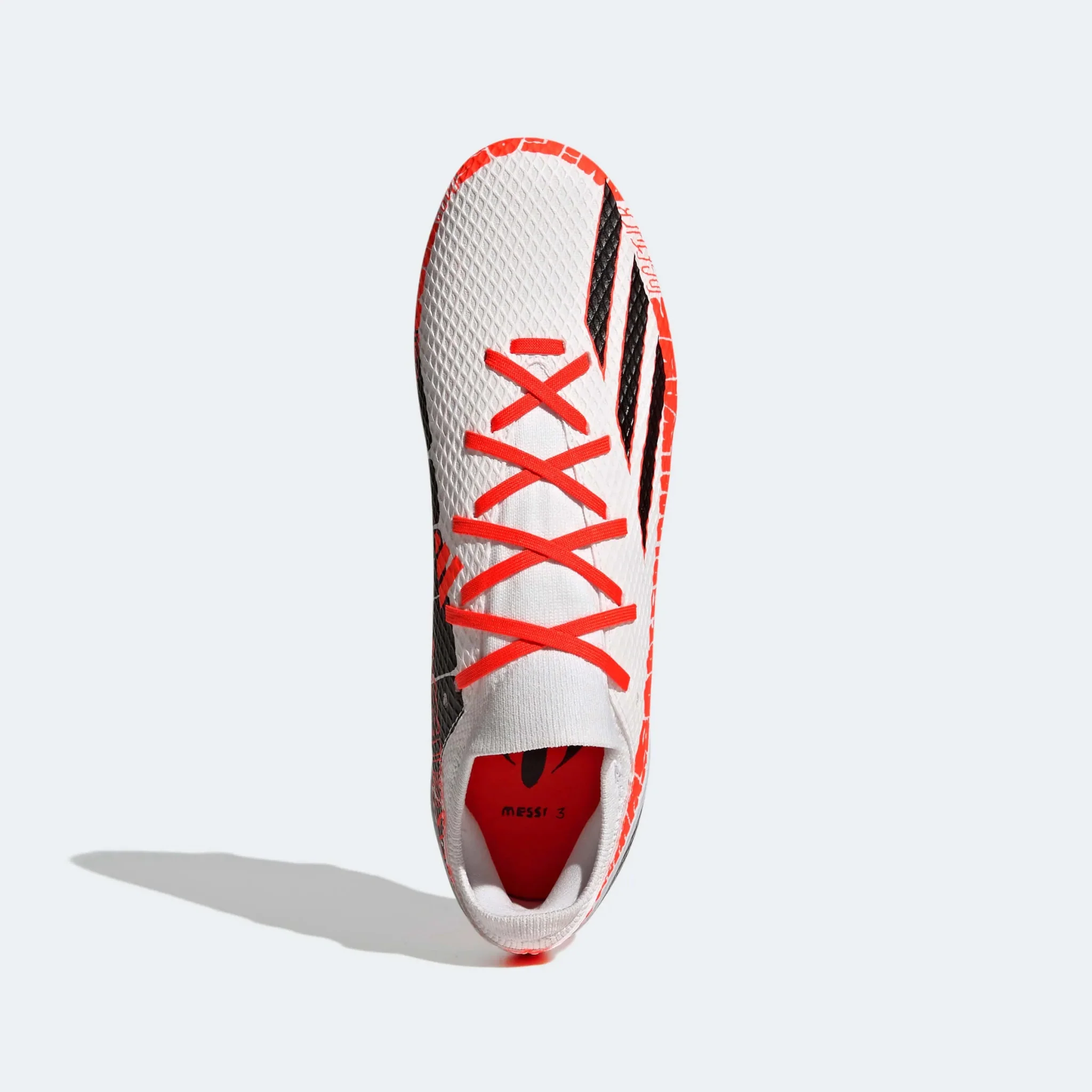 adidas X Speedportal Messi.3 FG - White-Solar Red - Image 5