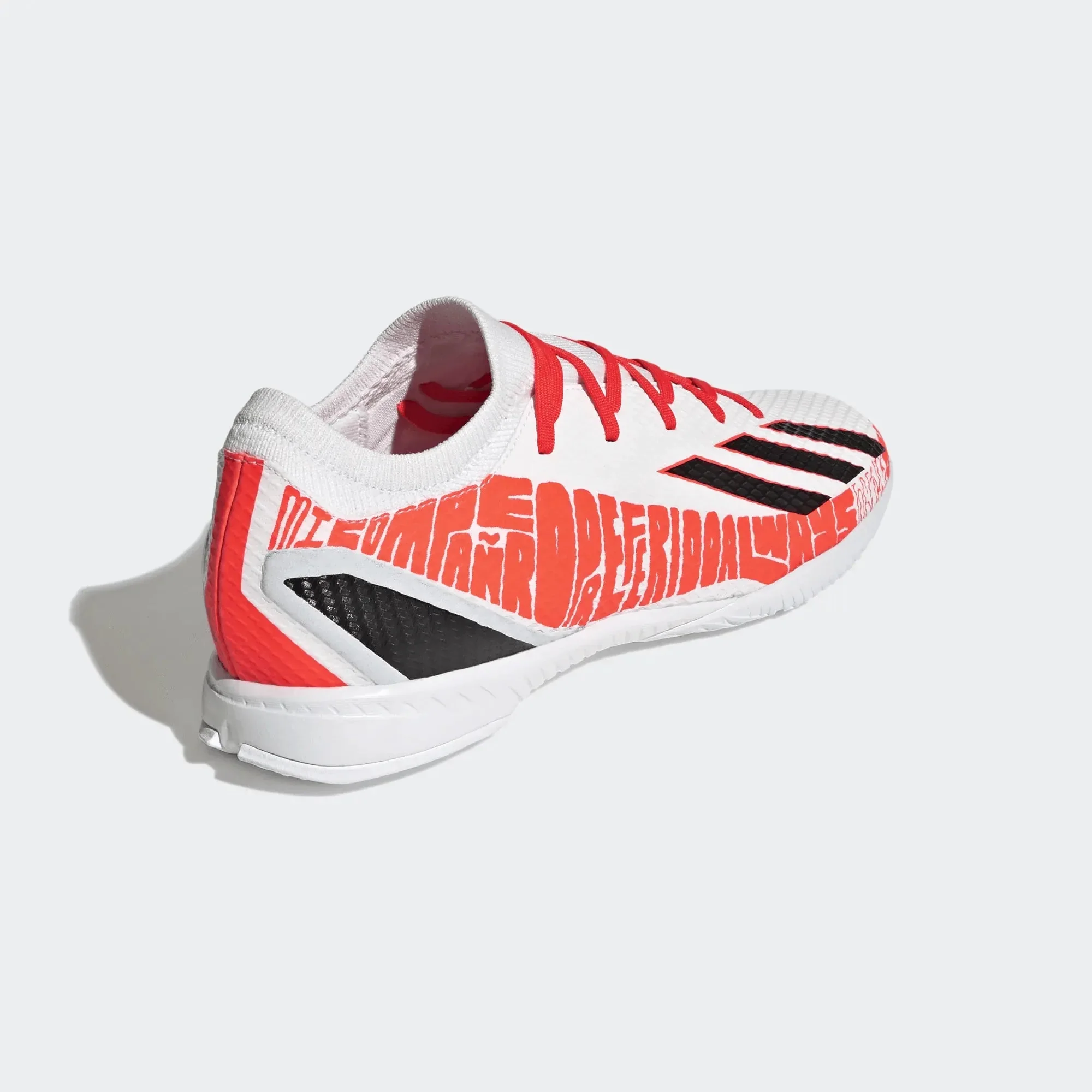 adidas X SpeedPortal Messi .3 Indoor - White-Black-Solar Red - Image 4