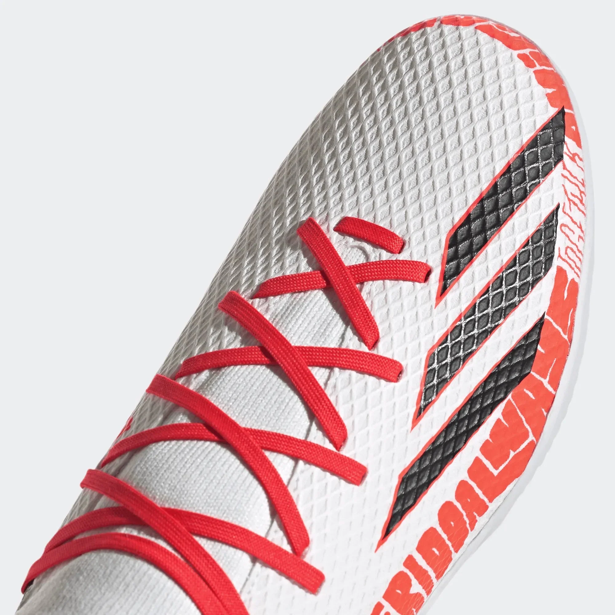 adidas X SpeedPortal Messi .3 Indoor - White-Black-Solar Red - Image 7