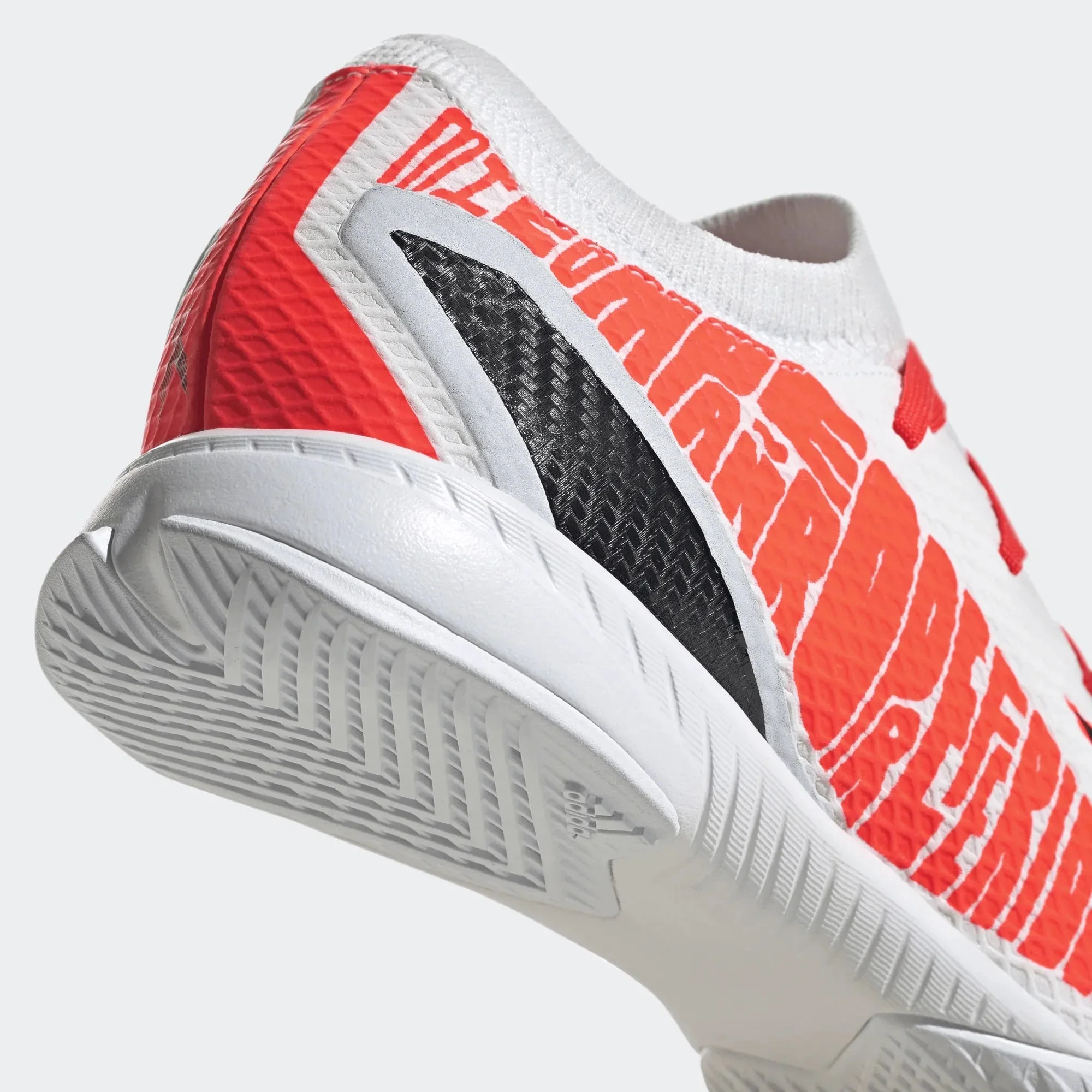 adidas X SpeedPortal Messi .3 Indoor - White-Black-Solar Red - Image 8