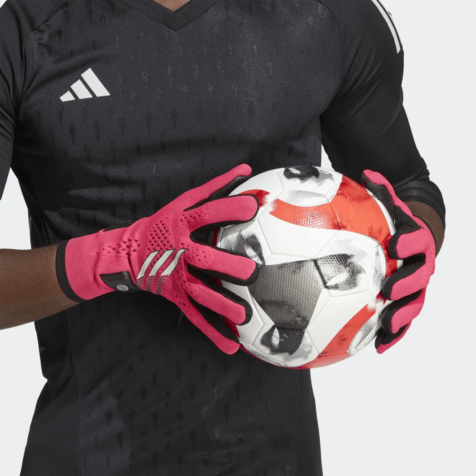 adidas X Speedportal Pro Gloves - Shock Pink - Black - Image 6