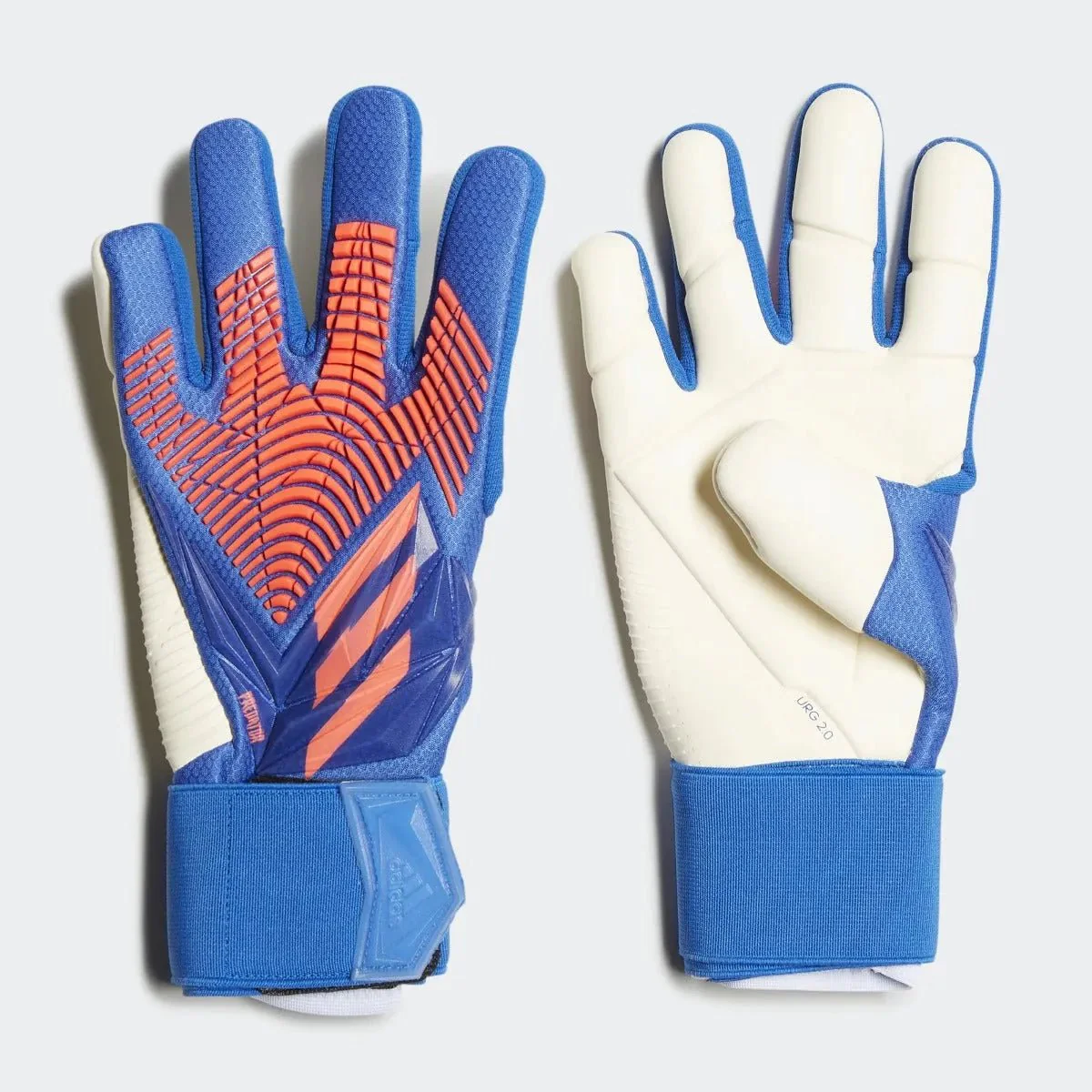 adidas Youth Predator GL Pro Goalkeeper Gloves - Hi Res Blue-Turbo