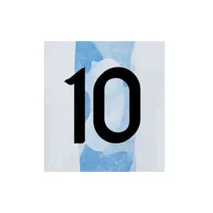 Argentina 2021/22 Home Messi #10 Jersey Name Set