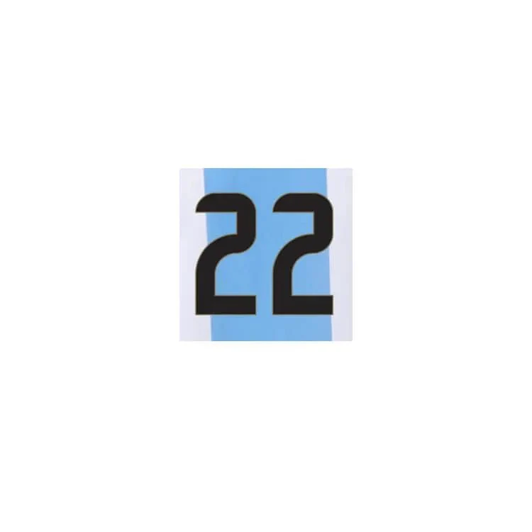 Argentina 2024/25 Home L. Martinez #22 Youth Jersey Name Set - Image 2