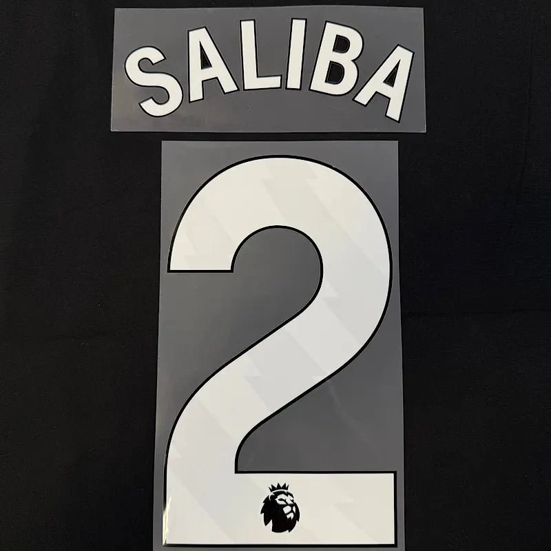 Arsenal 2023-Home SALIBA #2 Official Name Set-White