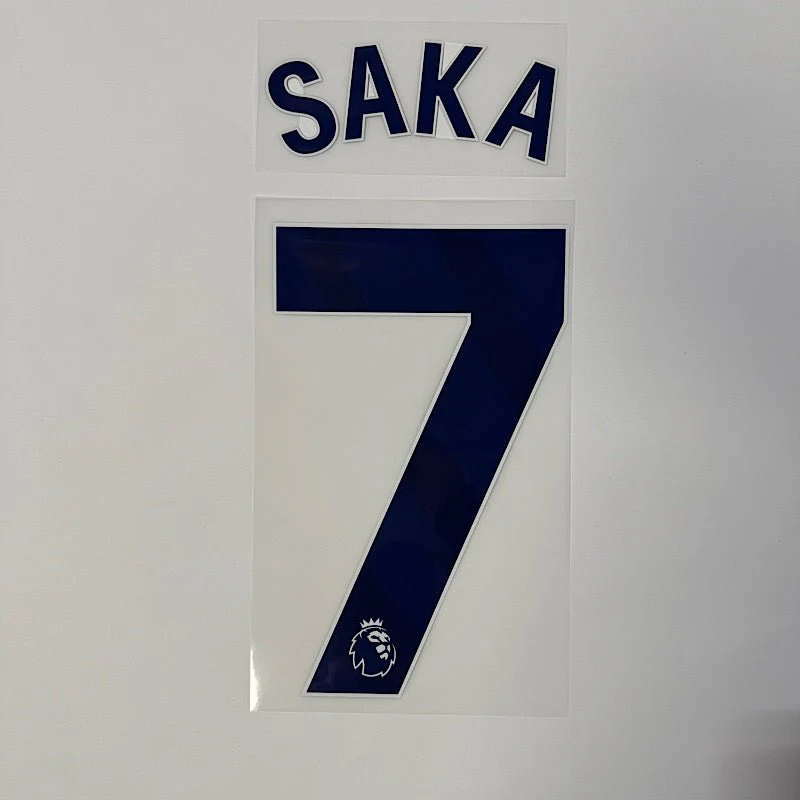 Arsenal 2024-Third SAKA #7 Youth Official Name Set-Navy